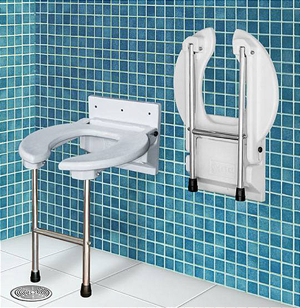 Assento para Banho e Higiene Pessoal Dobrável Sit Box ( SIT VI ) Retrátil e de Fácil Colocação - Carci