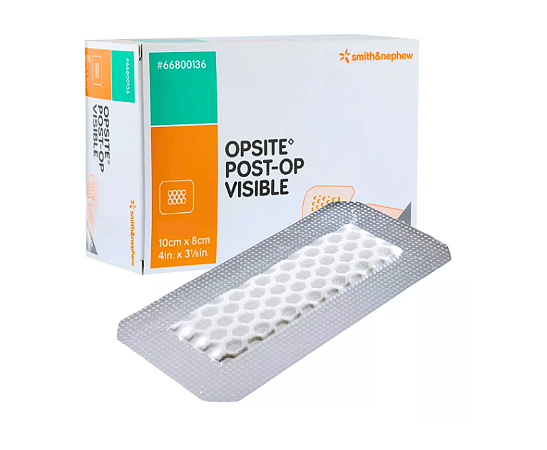 Curativo Pós Operatório Opsite Visible 10cmx8cm -  Smith&Nephew