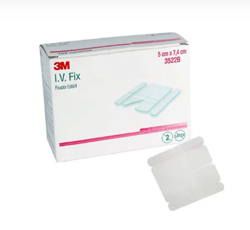 Fixador Estéril para Cateter Periférico IV FIX 3522BR (10 unidades) - 3M
