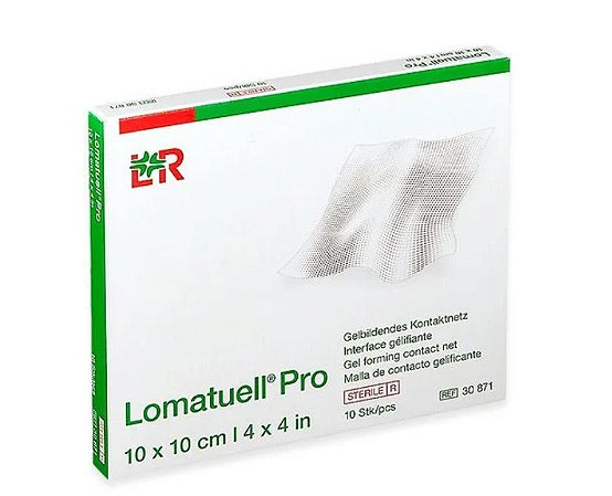 Lomatuell Pró Cobertura de Gaze Parafinada com Partículas Hidrocolóides 10x10cm - Lohmann & Rauscher