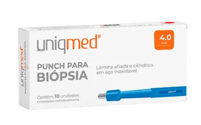 Punch para Biopsia (caixa com 10 unidades) - Uniqmed