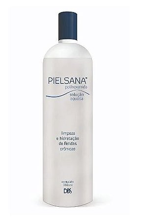 Pielsana Solução Aquosa Polihexanida Limpeza e Hidratação de Feridas Crônicas 350mL - DBS