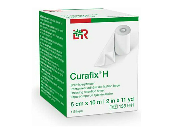 Fita Adesiva de Retenção Cirúrgica CURAFIX H (rolo 5 cm X 10m) - Lohmann & Rauscher