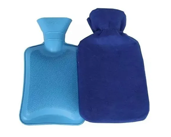 Bolsa para Agua Quente Uniqcare com Capa em Flanela - Uniqmed