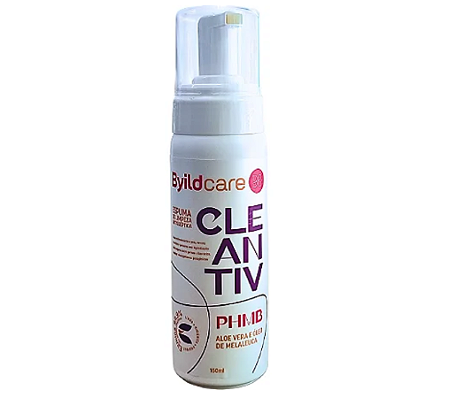 Cleantiv Espuma De Limpeza Antisséptica Phmb 0,1% 150mL- Byildcare