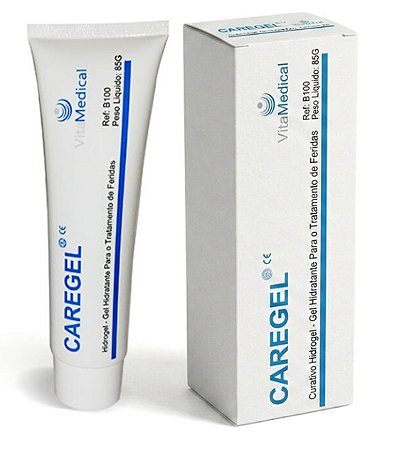 Curativo Hidrogel Pomada Hidratante e Cicatrizante para Tratamento de Feridas 85g - Vita Medical