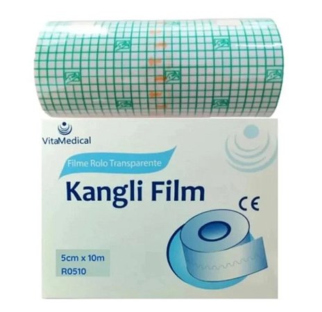 Curativo Filme em Rolo Transparente 5x10cm Kangli Film - Vita Medical