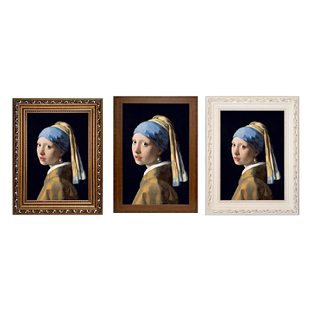 Quadro Moça com o Brinco de Pérola - Johannes Vermeer