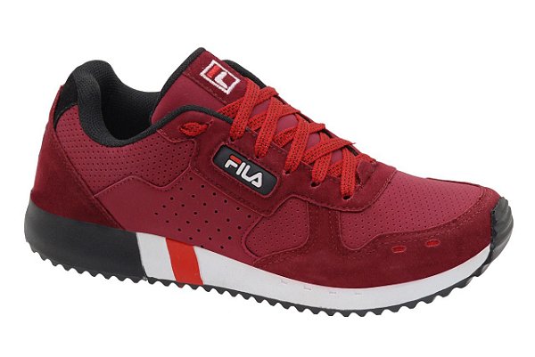 tenis fila plataforma vermelho