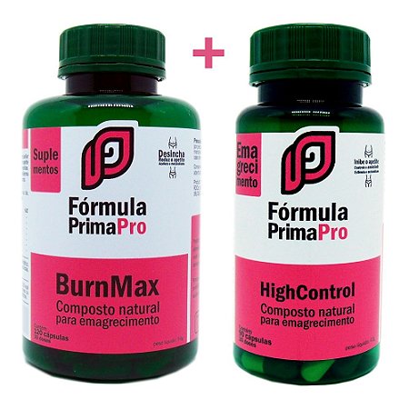 Kit para emagrecimento Burn Max + High Control