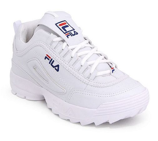 Tênis Fila Disruptor 2 Branco - Loja de Calçados Online | Foux Shoes