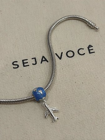 Berloque Separador Volta ao Mundo de Avião