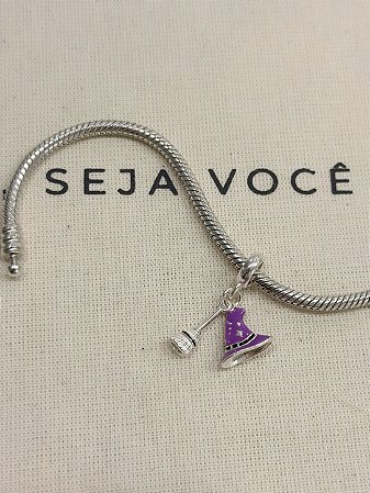 Berloque Kit Bruxinha: Chapéu e Vassoura