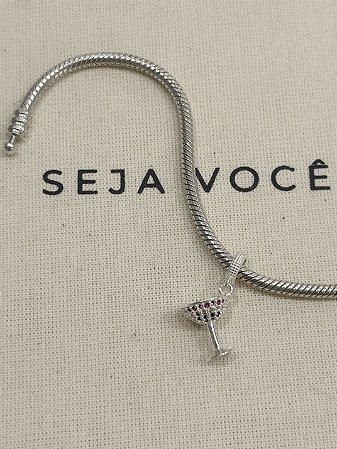 Berloque Taça de Gin Color