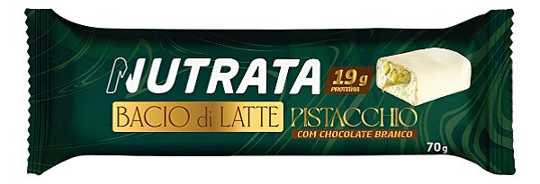 Barra De Proteína 9 De 70g Bacio Di Latte Pistache Nutrata