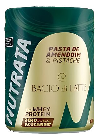 Pasta  Amendo Whey 400g Pistache Nutrata