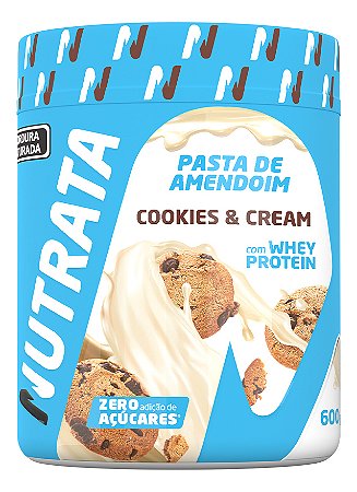 Pasta  Amendo Whey 600g Cookies & Cream Nutrata