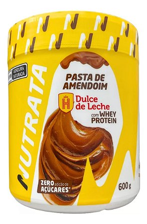 Pasta  Amendo Whey 600g Dulce De Leche Crunchy Havanna Nutrata