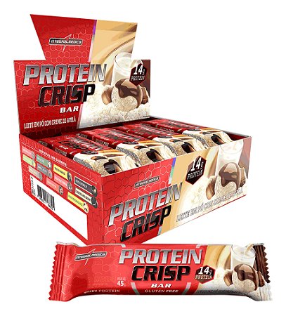 Crisp Bar 12un De 45g Leite Nino Com Creme De AvelÃ Integralmedica