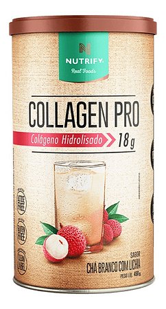 Nt Collagen Pro 450g Cha Branco Com Lichia