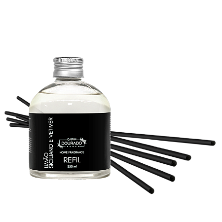Aromatizador de Ambientes Limão Siciliano e Vetiver - refil 350 ml