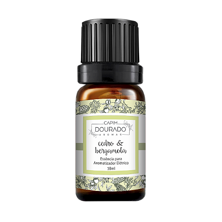 Essência para Aromatizador Elétrico - Cedro e Bergamota 10 ml