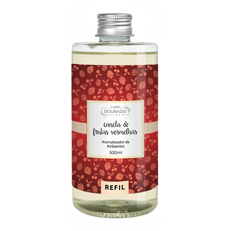 Aromatizador de Ambientes Canela e Frutas Vermelhas - Refil 500ml