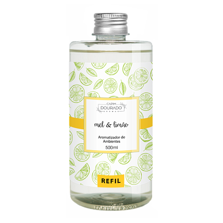 Aromatizador de Ambientes Mel e Limão - Refil 500ml