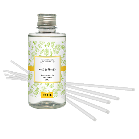 Aromatizador de Ambientes Mel e Limão - Refil 250ml