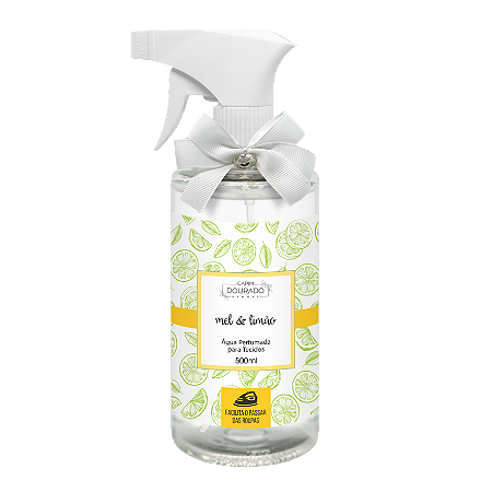 Água Perfumada para Tecidos - Mel e Limão Spray 500 ml
