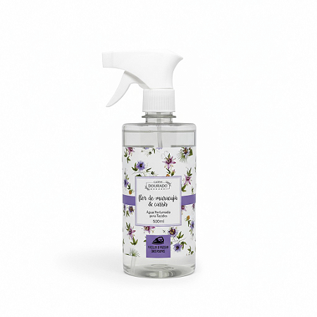 Água Perfumada para Tecidos - Flor de Maracujá e Cassis Spray 500 ml
