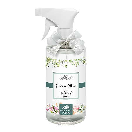 Água Perfumada para Tecidos - Flores e Folhas Spray 500 ml