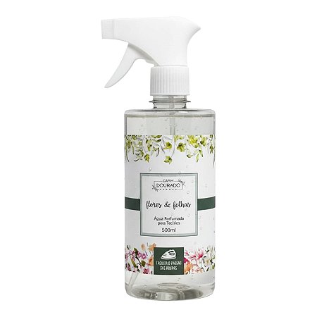 Água Perfumada para Tecidos Flores e Folhas - Spray 500 ml