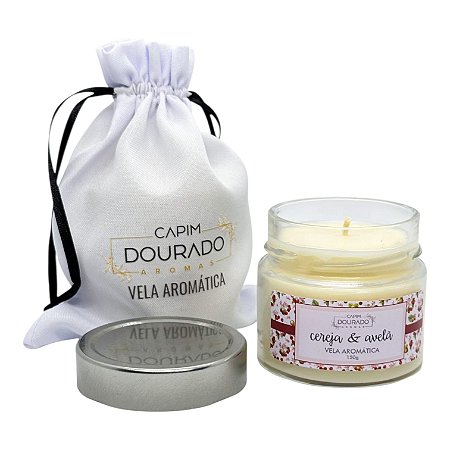 Vela Aromática Cereja e Avelã 150g