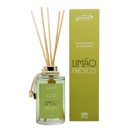 Aromatizador de Ambientes Limão Fresco - Vidro 250ml