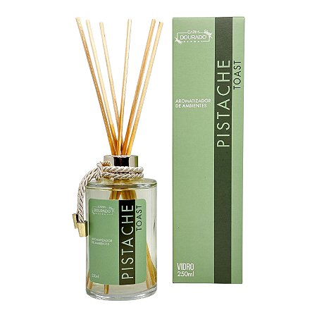 Aromatizador de Ambientes Pistache Toast - Vidro 250ml