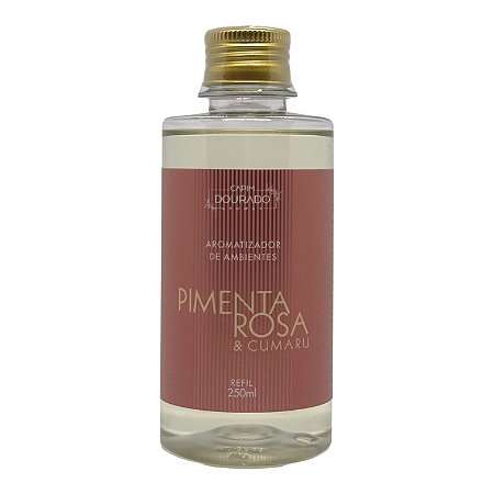 Aromatizador de Ambientes Pimenta Rosa e Cumaru - Refil 250ml
