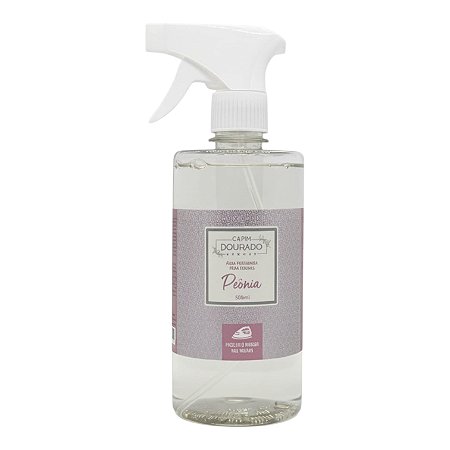 Água Perfumada para Tecidos Peônia - Spray 500 ml