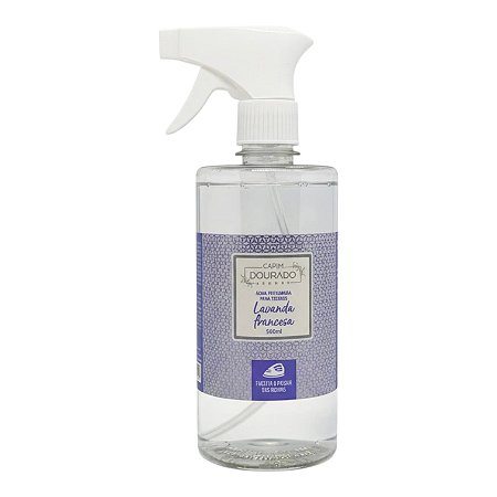 Água Perfumada para Tecidos Lavanda Francesa - Spray 500 ml