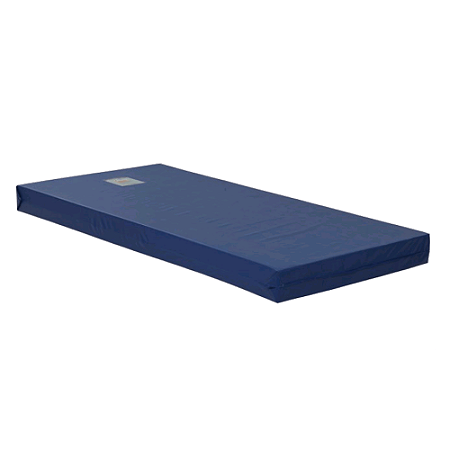 COLCHAO HOSPITALAR D33 188X88X10 CAPA IMPERMEAVEL AZUL ROYAL COM ZIPER