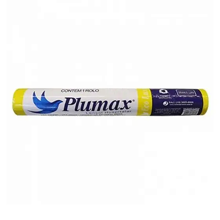 LENCOL HOSP PLUMAX ECONOMICO 50CM X 50M (AMARELO)