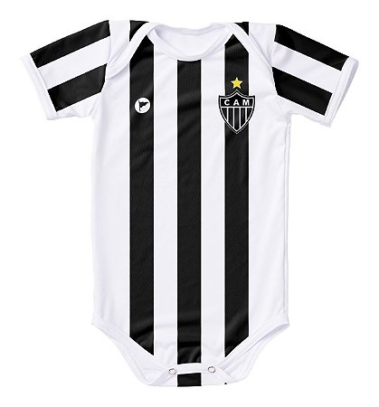 Body Listrado Proteção Uv Atlético Mineiro