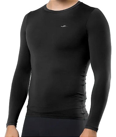 Camiseta Termica Elite Juvenil Preta