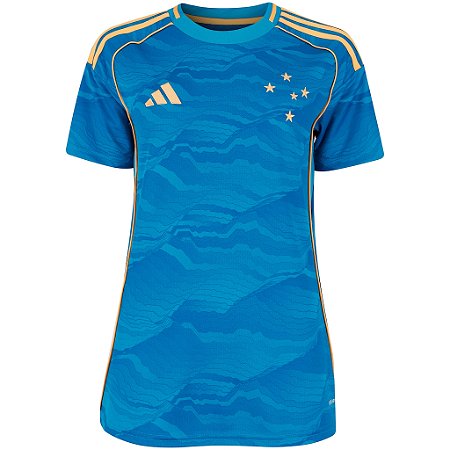 Camisa Cruzeiro Feminina Adidas 2025 - Uniforme 3