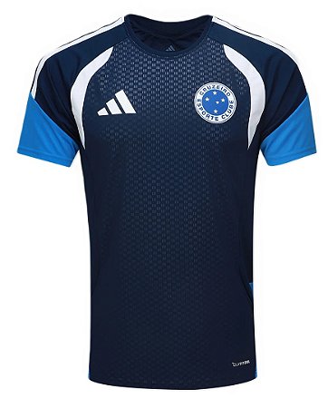 Camisa Cruzeiro 2026 Treino Adidas Masculina - Azul Escuro