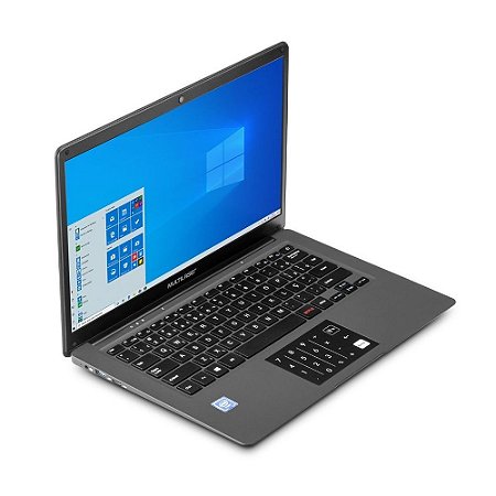 NOTEBOOK LEGACY CLOUD INTEL ATON Z8350 QUADCORE SSD64GB 2GB 14" HD W10 HOME CINZA