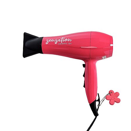 Secador de cabelo sensation cerami ion rosa 2000W - GAMA ITALY