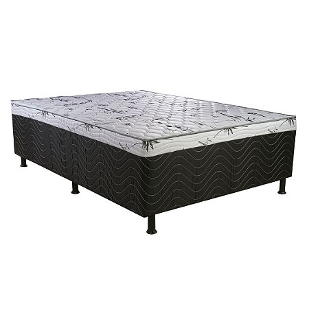 CAMA BOX CASAL CONJUGADA ESPUMA D28 STAND 138X188X57 - BONSONO