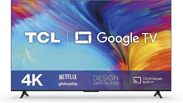 Smart TV 50 LED 4K 50P635 HDR Google TV, Bluetooth, Wi-fi, 3HDMI 1USB - TCL