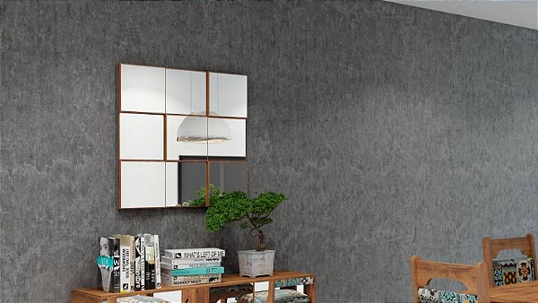 PAINEL DECORATIVO 3D QUADRICULADO ESPELHADO 75 X 75 TB86 - DALLA COSTA